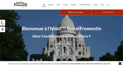 Desktop Screenshot of hotelroyalfromentin.com