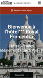 Mobile Screenshot of hotelroyalfromentin.com