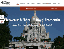 Tablet Screenshot of hotelroyalfromentin.com